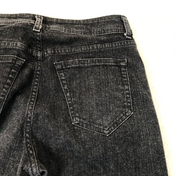 Riders By Lee Women's Jeans 22W Black Denim Mid Rise Skinny Classic Casual Y2K - Picture 11 of 16